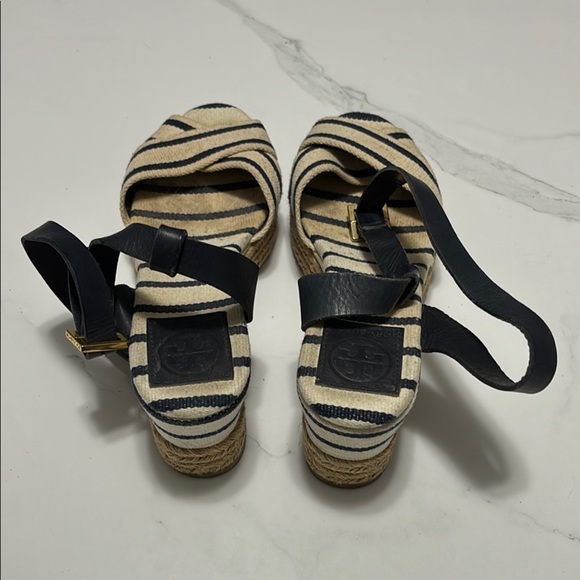 Tory Burch Black and Cream Women's wedges - Picture 3 of 5